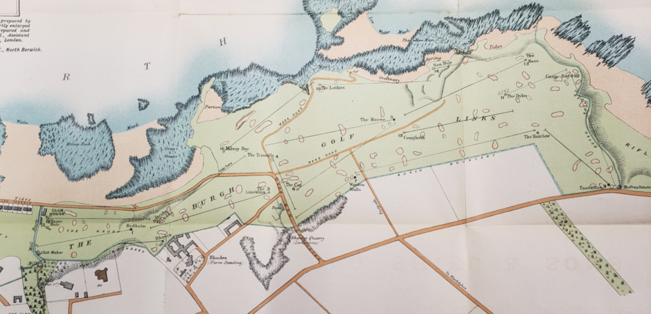 Old map of east links